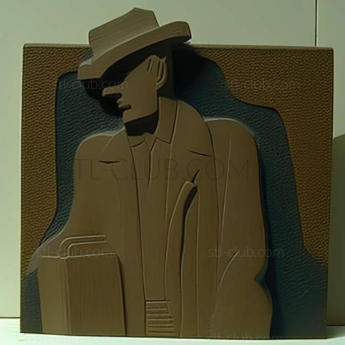 3D model Milton Clark Avery American artist (STL)